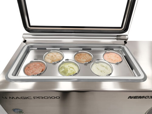 NEMOX ΦΟΡΗΤΗ ΒΙΤΡΙΝΑ ΠΑΓΩΤΟΥ GELATO 4 MAGIC PRO 100 I-GREEN