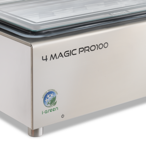 NEMOX ΦΟΡΗΤΗ ΒΙΤΡΙΝΑ ΠΑΓΩΤΟΥ GELATO 4 MAGIC PRO 100 I-GREEN