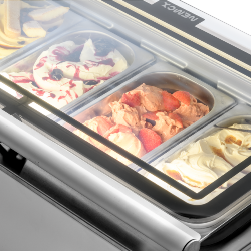 NEMOX ΦΟΡΗΤΗ ΒΙΤΡΙΝΑ ΠΑΓΩΤΟΥ GELATO 4 MAGIC PRO 100 I-GREEN