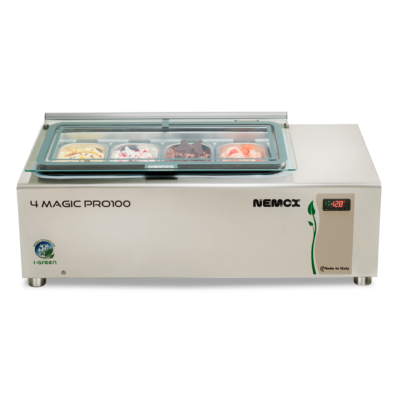 NEMOX ΦΟΡΗΤΗ ΒΙΤΡΙΝΑ ΠΑΓΩΤΟΥ GELATO 4 MAGIC PRO 100 I-GREEN