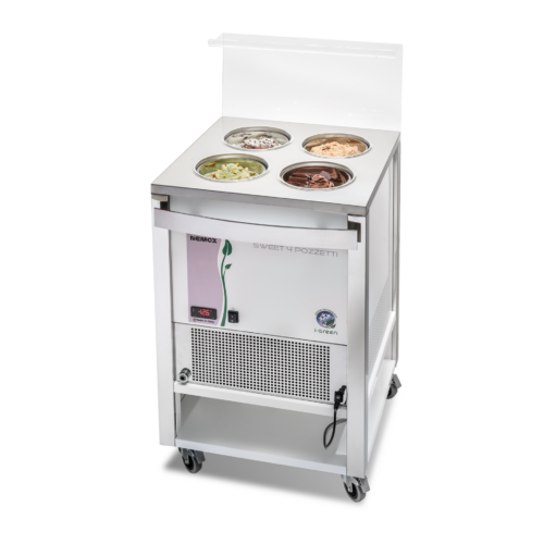 NEMOX ΚΑΡΟΤΣΙ ΨΥΓΕΙΟ GELATO SWEET 4 POZZETTI I-GREEN WHITE